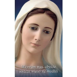 Matka Boża Medziugorska -Wzywam was, abyście jeszcze więcej się modlili - magnes
